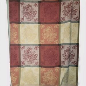Rustic Holiday Tablecloth 72x50" Christmas Thanksgiving Fall Autumn Colors